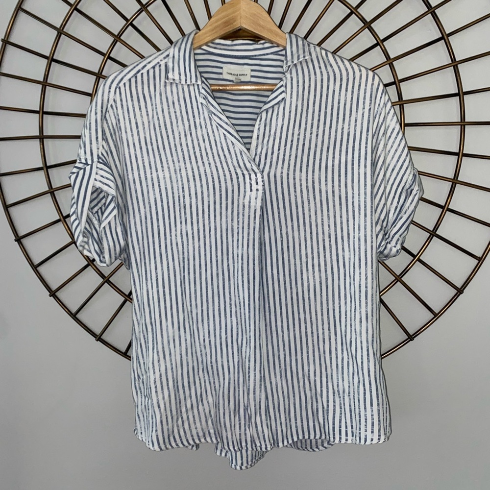 Thread & Supply striped shirt | size medium